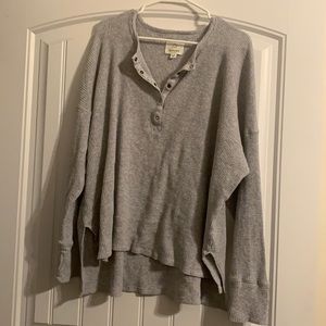Aerie Offline Waffle Henley. Size XXL.
